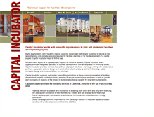 Tablet Screenshot of capitalincubator.org